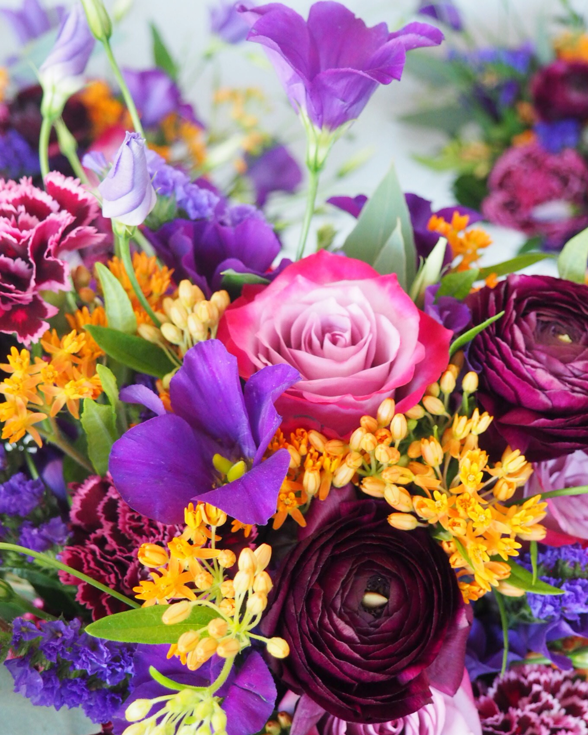 Designer's Choice Bouquet or Vase Arrangement - Jewel Hues